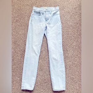 Madewell 9’’ mid rise crop jeans